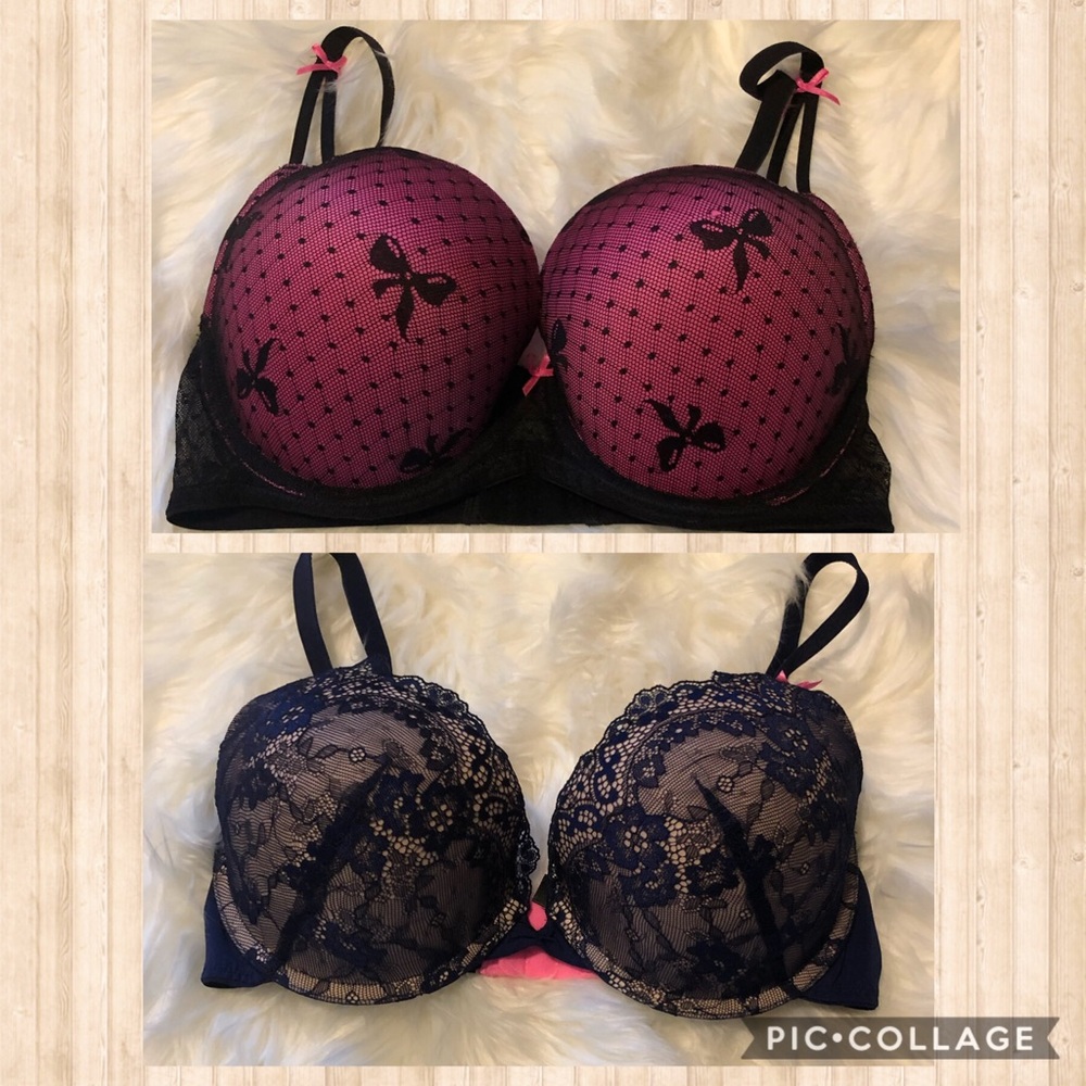 Bundle of 2 Betsey Johnson 34D Bras